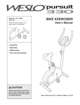 Weslo WLEX14820 User manual