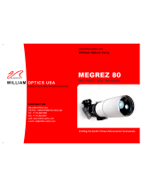 William Optics Megrez 80 User manual