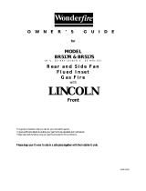 Wonderfire Lincoln BR517S Owner's manual