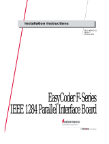 Intermec EasyCoder F4 Installation guide