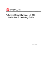 Polycom ReadiManagerLX100 Software Manual