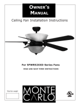 Monte Carlo Fan Company 5FWR52XXD Series Installation Instructions Manual