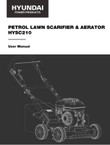 Hyundai Petrol Lawn Scarifier Aerator User manual