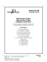 Prestige APS-20B Installation Instructions Manual