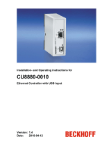Beckhoff CU8880-0010 Installation And Operating Instructions Manual