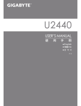 Gigabyte U2440M User manual
