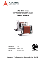 ADLINK Technology cPCI-3920A User manual