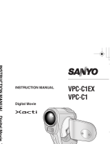 Sanyo Xacti VPC-C1 User manual