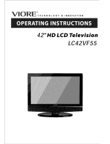 VIORE LC42VF55 Operating Instructions Manual