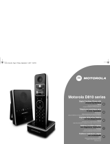 Motorola D810 series User manual
