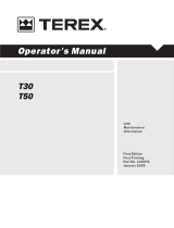 Terex T180 User manual