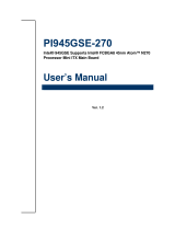 Albatron PI945GSE-270 User manual