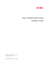 H3C S3100V2-52TP Installation guide