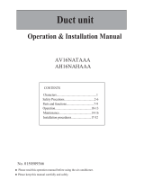 Haier AH16NAHAAA Operation & Installation Manual