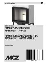 MCZ PLASMA 95B WOOD NATURAL Installation guide