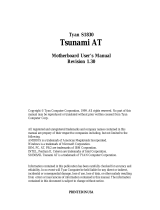 Tyan S1830 TSUNAMI AT User manual