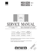 Aiwa NSX-SZ52 User manual