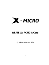 X-Micro XWL-11GPAG Quick Installation Manual