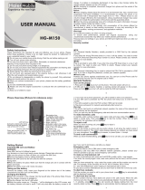 Haier HG-M161 User manual