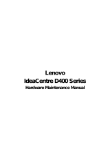 Lenovo IdeaCentre D400 Hardware Maintenance Manual