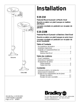 Bradley S19-210 Installation guide