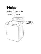 Haier HWM75TL User manual