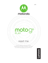 Motorola Moto G6 Play Read me