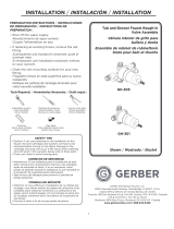 Gerber GH-301 Installation guide