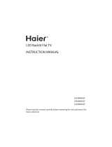 Haier LE39M600SF Owner's manual