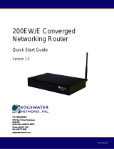 Edgewater Networks 200EW/E Quick start guide