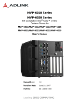 ADLINK Technology MVP-6020 Series User manual