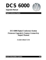 DIS DCS-6000 Upgrade Manual