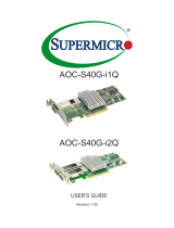Supermicro AOC-S40G-i1Q User manual