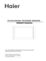 Haier L26V6-A8 Owner's manual