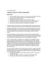 Chevrolet Corvette Release note