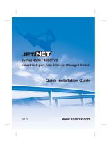 Korenix JetNet 4508 Quick Installation Manual