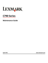 Lexmark C792 Family User manual