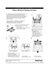 Tektronix Phaser 480 User manual