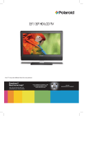 Polaroid 15” / 19” HD LCD TV User manual