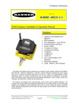 Banner SureCross DX80 Installation & Operation Manual