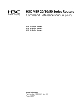 H3C MSR-20-21 ROUTER Command Reference Manual