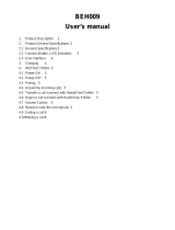 SOYO BEH009 User manual