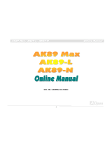 AOpen AK89-L User manual