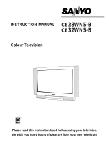 Sanyo CE32WN5-B User manual