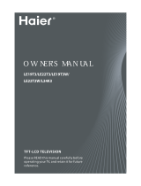 Haier LE24T3 User manual