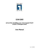 LevelOne ProCon GSW-2693 User manual