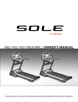 Sole F83 Owner's manual
