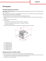 Lexmark C950 Series Moving Manual