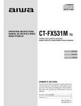 Aiwa CT-FX531M Operating Instructions Manual