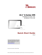 Winmate W10IB3S-PCH2AC-PoE S-Series Quick start guide